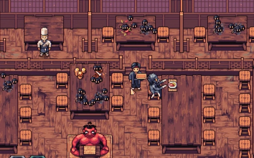 Симулятор официанта The Way of the Tray в духе аниме Миядзаки вышел в Steam