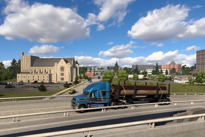 Авторы American Truck Simulator показали Молин из дополнения про Иллинойс